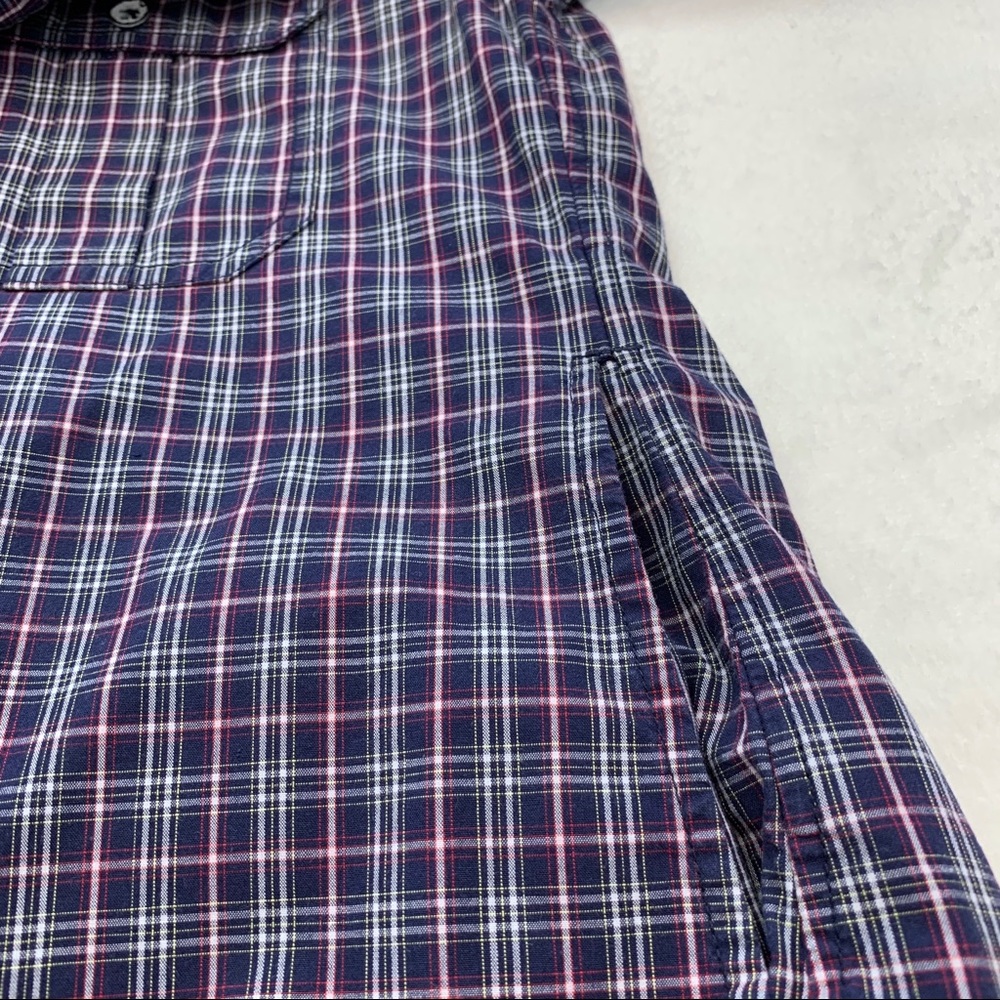 Rag & Bone Plaid Button Front Tunic Long Sleeve Shirt Women’s Size XS - Picture 8 of 10